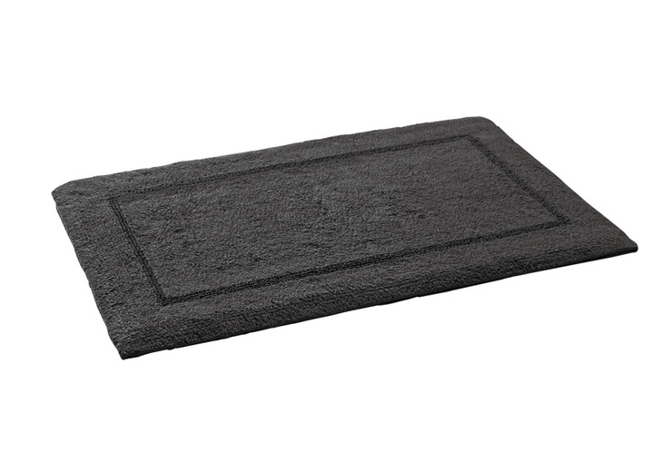 Badgarnituren - Bad-Wendegarnitur aus 100% Baumwolle, in Größe 100 (Vorleger halbrund, 50x 80 cm) bis 110 (Hänge WC Garnitur, 2-teilig), in Farbe KARIBIKGRÜN Ansicht 11