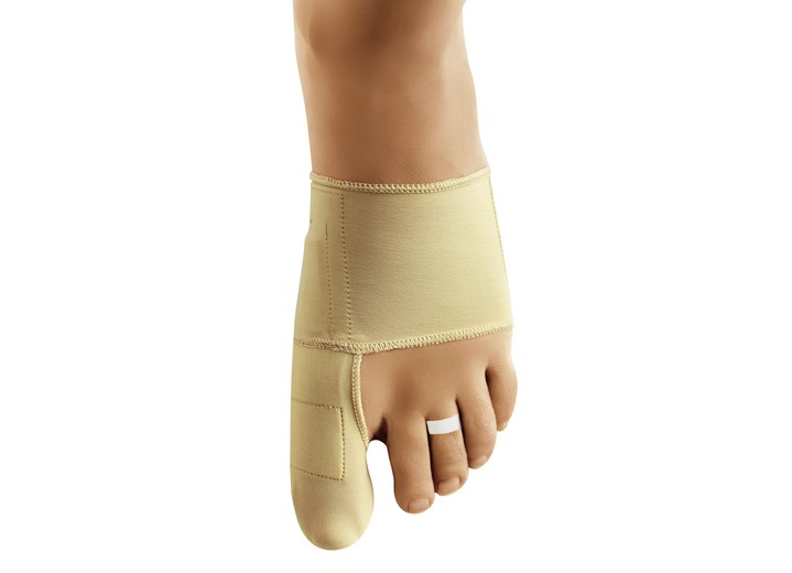 Schuheinlagen - epitact Korrekturorthese Hallux valgus mit Doppelschutz, in Größe L (ab 23 cm) bis S (bis 21,5 cm), in Farbe HAUTFARBEN, in Ausführung rechter Fuß Ansicht 1