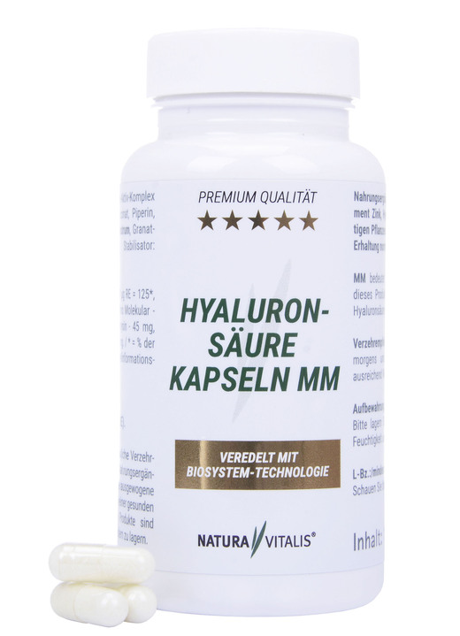 Nahrungsergänzung - Hyaluronsäure-Kapseln MM, in Farbe