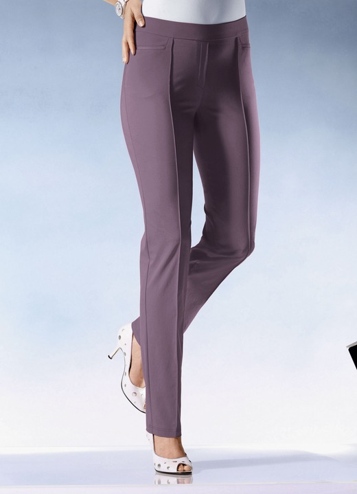 Hosen - Hose mit schmaler Fußweite in 15 Farben Ansicht 11 Hosen - Hose mit schmaler Fußweite in 15 Farben, in Größe 018 bis 096, in Farbe PAPAYA Ansicht 11