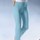 Hosen - Hose mit schmaler Fußweite in 15 Farben, in Größe 018 bis 096, in Farbe AQUA