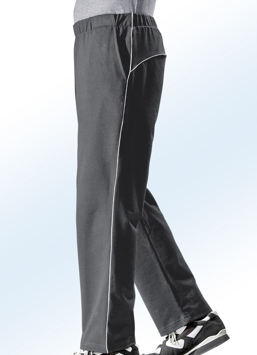 Freizeithosen - Freizeithose mit Zierpaspeln, in Größe 023 bis 062, in Farbe MARINE Ansicht 4