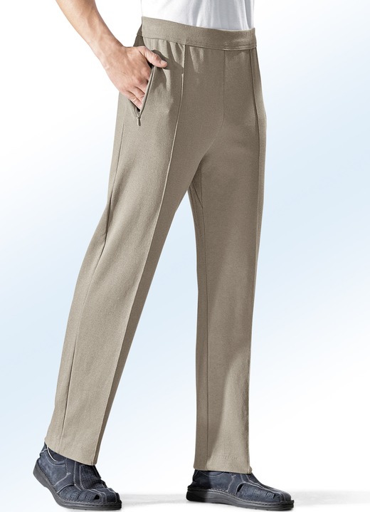 Freizeithosen - „Athlet“-Freizeithose in 4 Farben Ansicht 4 Freizeithosen - „Athlet“-Freizeithose in 4 Farben, in Größe 024 bis 060, in Farbe STAHLBLAU Ansicht 4