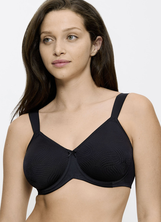 Bügel-BH - Triumph-Essential Minimizer Bügel-BH, in Größe 075 bis 095, in Cup G, in Farbe SCHWARZ Ansicht 1