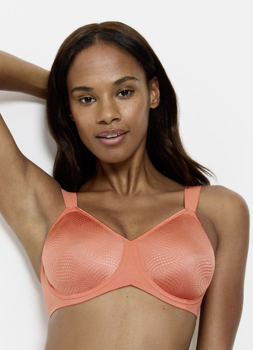 Bügel-BH - Triumph-Essential Minimizer Bügel-BH, in Größe 075 bis 095, in Cup F, in Farbe KARMINROT Ansicht 18