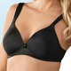 Soft-BH - Naturana BH mit weich gepolsterten Cups – Farbe SCHWARZ – Ansicht 4 Soft-BH - Naturana BH mit weich gepolsterten Cups, in Größe 075 bis 100, in Cup A, in Farbe AZALEE – Farbe SCHWARZ – Ansicht 4