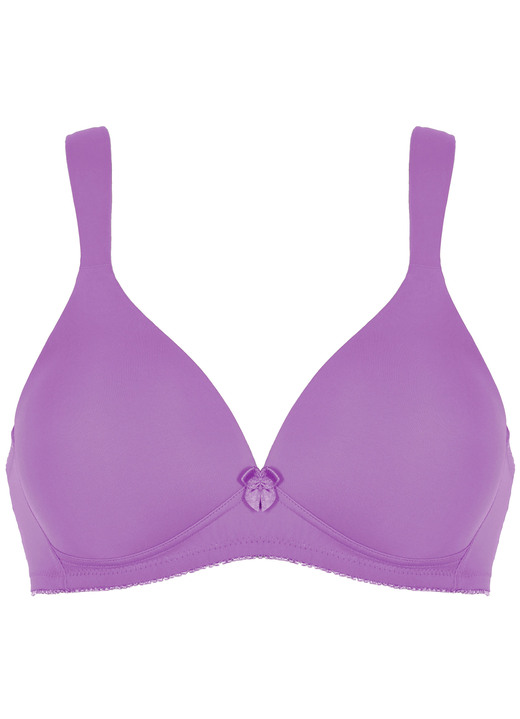 Soft-BH - Naturana BH mit weich gepolsterten Cups, in Größe 075 bis 100, in Cup D, in Farbe AQUA Ansicht 14