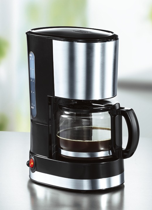 Kaffeemaschinen - Kaffeemaschine mit Permanentfilter, in Farbe EDELSTAHL/SCHW.