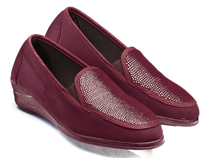 Slipper & Schnürschuhe - Mokassin in eleganter Krokooptik Ansicht 3 Slipper & Schnürschuhe - Mokassin in eleganter Krokooptik, in Größe 036 bis 042, in Farbe SCHWARZ Ansicht 3