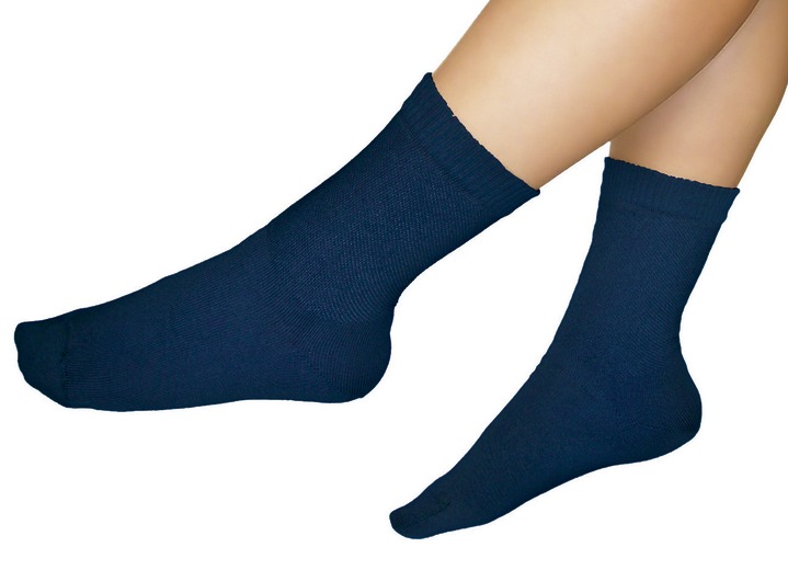 Gesunder Fuß - Diabetiker-Socken, 3-er Pack, in Größe Gr. 1 (35-37) bis Gr. 4 (44-46), in Farbe GRAU Ansicht 1