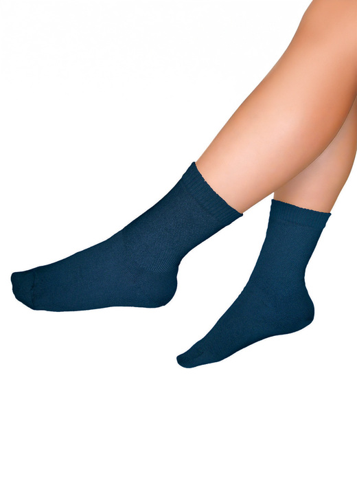 Gesunder Fuß - Diabetiker-Socken, 3-er Pack, in Größe Gr. 1 (35-37) bis Gr. 4 (44-46), in Farbe GRAU Ansicht 1