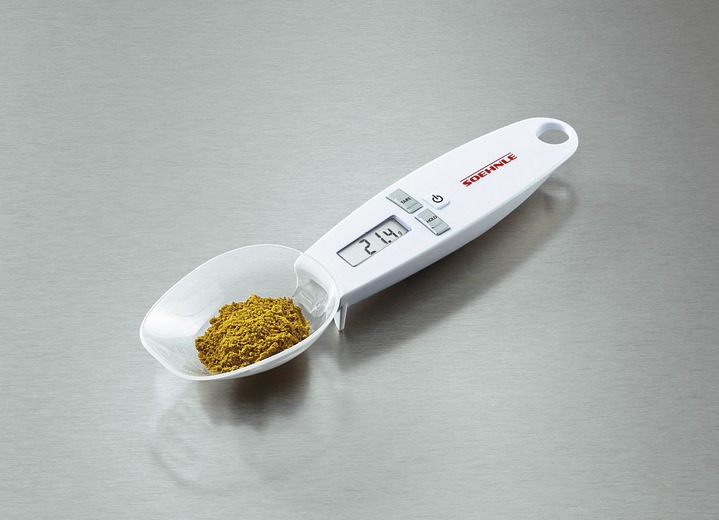 Küchenhelfer - Digitale Löffelwaage von Soehnle Ansicht 2 Küchenhelfer - Digitale Löffelwaage von Soehnle, in Farbe WEISS Ansicht 2