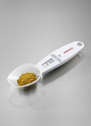 Küchenhelfer - Digitale Löffelwaage von Soehnle – Farbe WEISS Küchenhelfer - Digitale Löffelwaage von Soehnle, in Farbe WEISS