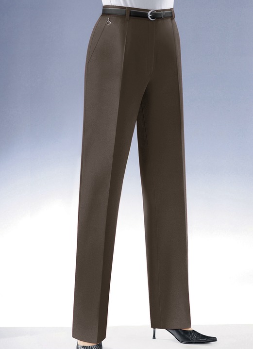 Hosen mit Knopf- und Reißverschluss - Klassische Hose, in Größe 018 bis 245, in Farbe INDIGOBLAU Ansicht 2