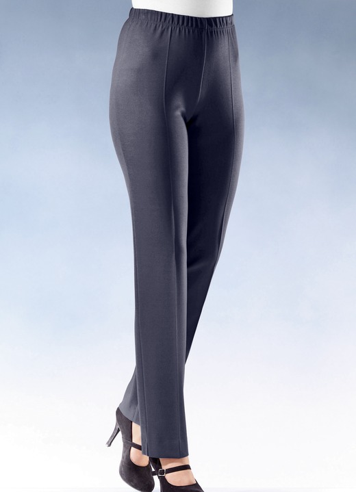 Hosen in Schlupfform - Hose in 9 Farben, in Größe 019 bis 245, in Farbe ANTHRAZIT MEL. Ansicht 7