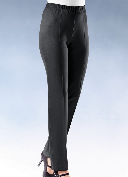 Hosen in Schlupfform - Hose in 9 Farben Hosen in Schlupfform - Hose in 9 Farben, in Größe 019 bis 245, in Farbe SCHWARZ