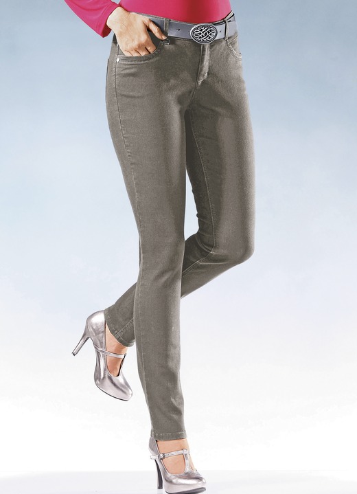 Jeans - Magic-Jeans in 11 Farben Jeans - Magic-Jeans in 11 Farben, in Größe 017 bis 050, in Farbe TAUPE