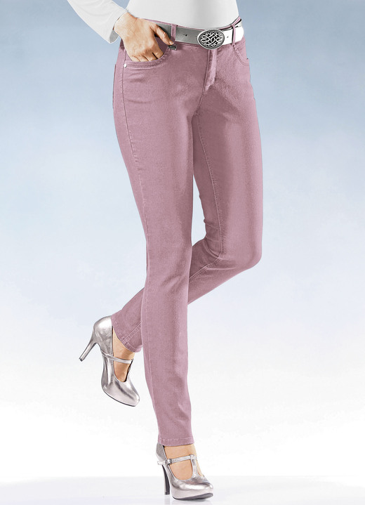 Jeans - Magic-Jeans in 11 Farben, in Größe 017 bis 050, in Farbe ROSÉ Ansicht 13