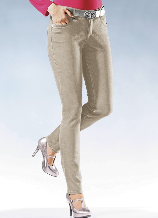 Jeans - Magic-Jeans in 11 Farben Jeans - Magic-Jeans in 11 Farben, in Größe 017 bis 050, in Farbe BEIGE
