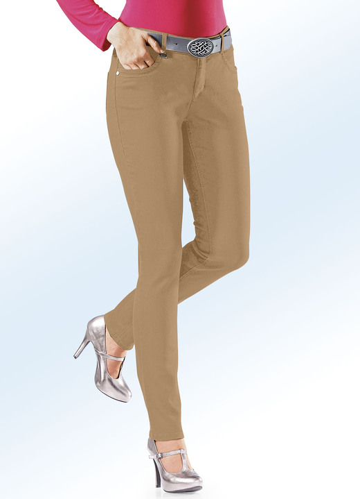 Jeans - Magic-Jeans in 11 Farben, in Größe 017 bis 050, in Farbe TAUPE Ansicht 12