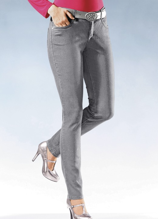 Jeans - Magic-Jeans in 11 Farben, in Größe 017 bis 050, in Farbe BEIGE Ansicht 7