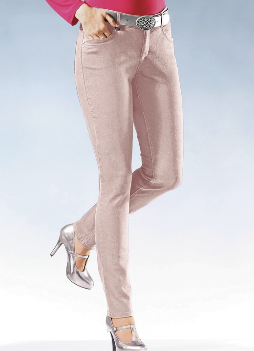 Jeans - Magic-Jeans in 11 Farben, in Größe 017 bis 050, in Farbe BEIGE Ansicht 6