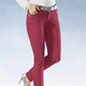 Jeans - Magic-Jeans in 11 Farben – Farbe ROT – Ansicht 1 Jeans - Magic-Jeans in 11 Farben, in Größe 017 bis 050, in Farbe BEIGE – Farbe ROT – Ansicht 1