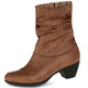 Stiefel & Stiefeletten - Andrea Conti, modische Damen-Stiefeletten, Winterschuhe, mit Reißverschluss – Farbe COGNAC – Ansicht 1 Stiefel & Stiefeletten - Andrea Conti, modische Damen-Stiefeletten, Winterschuhe, mit Reißverschluss, in Größe 036 bis 042, in Farbe SCHWARZ – Farbe COGNAC – Ansicht 1