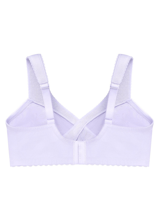 Tagwäsche -  Glamorise Stütz-BH mit Stickereispitze, in Größe 080 bis 130, in Cup F, in Farbe FLIEDER Ansicht 5