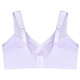 Tagwäsche -  Glamorise Stütz-BH mit Stickereispitze, in Größe 080 bis 130, in Cup H, in Farbe FLIEDER – Farbe FLIEDER – Ansicht 5