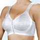Soft-BH - BH mit praktischem Vorderverschluss, in Größe 080 bis 125, in Cup C, in Farbe WEISS