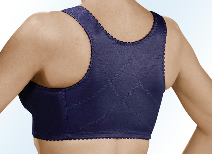 Soft-BH - BH mit praktischem Vorderverschluss, in Größe 080 bis 125, in Cup C, in Farbe WEISS Ansicht 3