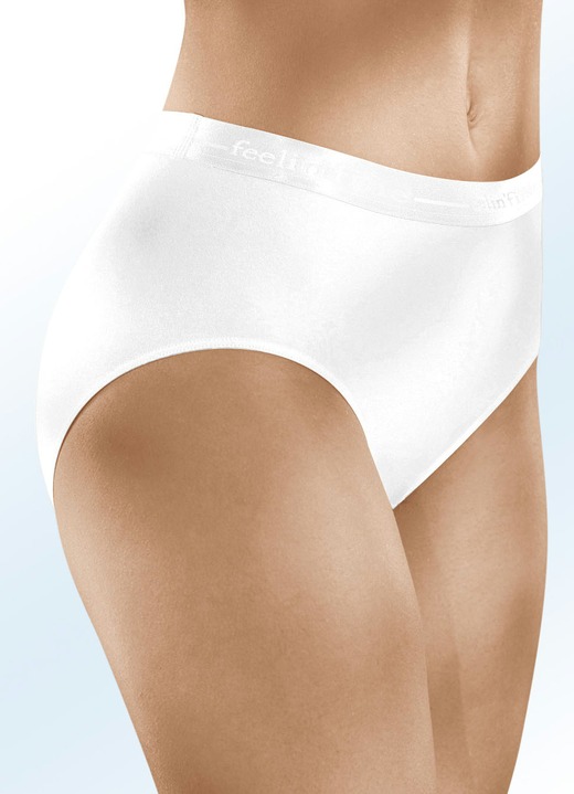 Damenmode - Speidel Dreierpack Slips, in Größe 036 bis 052, in Farbe WEISS Ansicht 1
