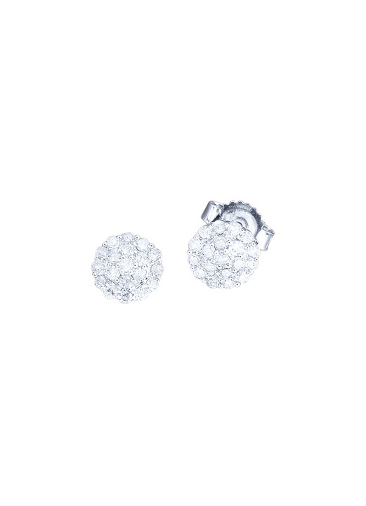 Ohrschmuck - Hochwertig ausgefasste Ohrstecker mit Brillanten Ansicht 2 Ohrschmuck - Hochwertig ausgefasste Ohrstecker mit Brillanten, in Farbe  Ansicht 2