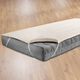 Matratzen & Topper - Pflegeleichte und strapazierfähige Molton-Matratzen-Auflage, in Größe 130 (70/140 cm) bis 139 (200/200 cm), in Farbe WEISS