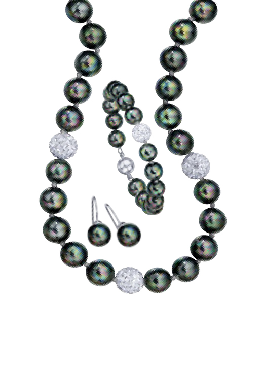 - Schmuck-Set, 3-teilig, in Farbe TAHITIFARBEN Ansicht 2