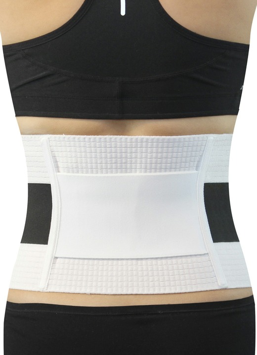 Bandagen - Stützbandagen mit Klettverschluss, in Farbe WEISS, in Ausführung Standard Ansicht 6