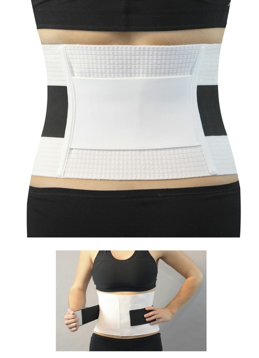 Bandagen - Stützbandagen mit Klettverschluss, in Farbe WEISS, in Ausführung Standard Ansicht 5