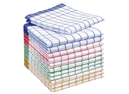 Handtücher - Geschirrtücher-Set, 12-teilig – Farbe BUNT – Ansicht  Handtücher - Geschirrtücher-Set, 12-teilig, in Farbe BUNT – Farbe BUNT – Ansicht