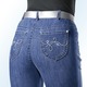Jeans - Jeans mit weiterem Bundumfang – Farbe JEANSBLAU – Ansicht 2 Jeans - Jeans mit weiterem Bundumfang, in Größe 018 bis 092, in Farbe WEISS – Farbe JEANSBLAU – Ansicht 2