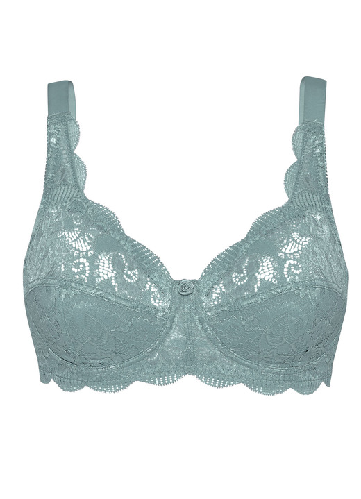 Soft-BH - Susa Zweierpack BH mit zarter Elastikspitze Ansicht 2 Soft-BH - Susa Zweierpack BH mit zarter Elastikspitze, in Größe 075 bis 110, in Cup B, in Farbe 2X JADE Ansicht 2