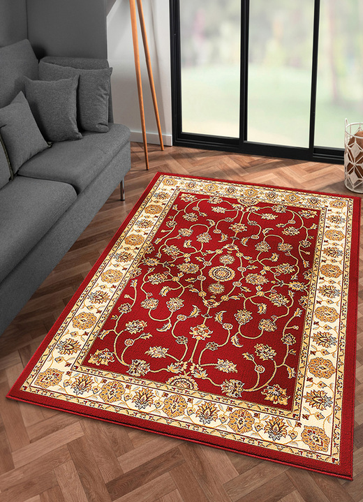 Klassisch - Brücken und Teppiche mit feinen floralen Details, in Größe 111 (Brücke, 60x105 cm) bis 288 (Teppich, 240x330 cm), in Farbe BRAUN Ansicht 7