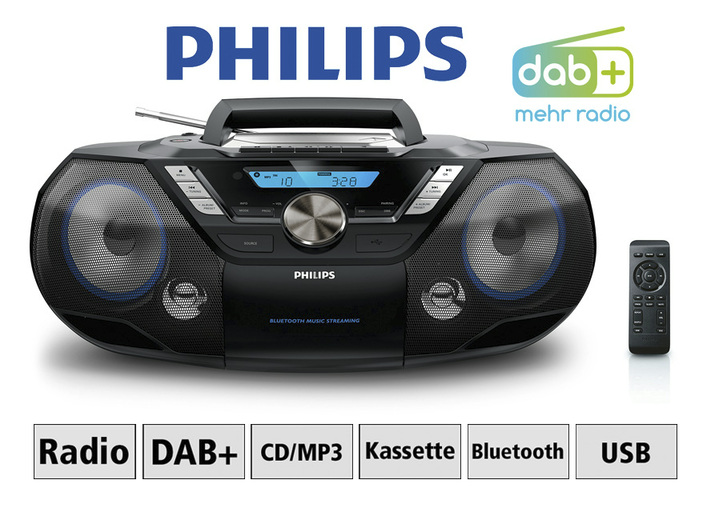 Philips Azb798t Cd Kassetten Dab Radio Soundsysteme Bader