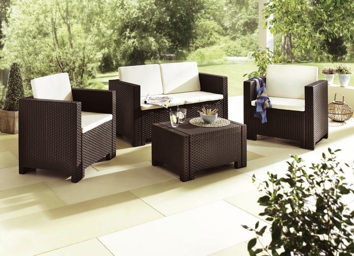 Gartenmöbel - Lounge-Set Colorado, in Farbe BRAUN Ansicht 1