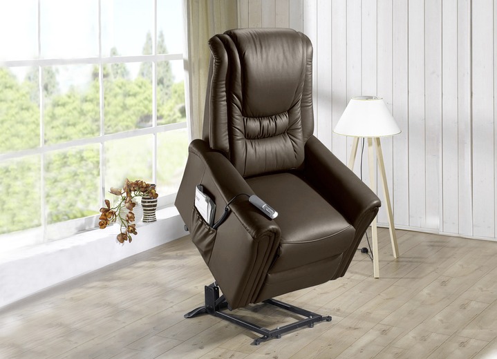 Stilmöbel - TV-Sessel mit elektrischer Aufstehhilfe, in Farbe ELFENBEIN Ansicht 3