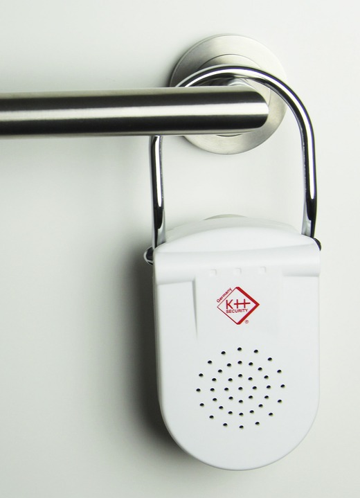 Sicherheit - Türgriff-Alarm Ansicht 2 Sicherheit - Türgriff-Alarm, in Farbe WEISS Ansicht 2