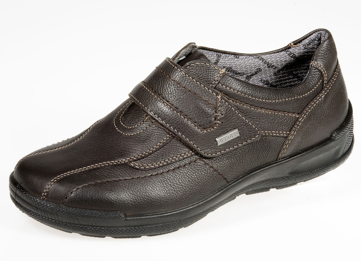 Slipper & Schnürschuhe - GINO GALANTE, sportliche Herren-Slipper, Weite H, mit herausnehmbarem Fußbett, in Größe 040 bis 047, in Farbe SCHWARZ Ansicht 4