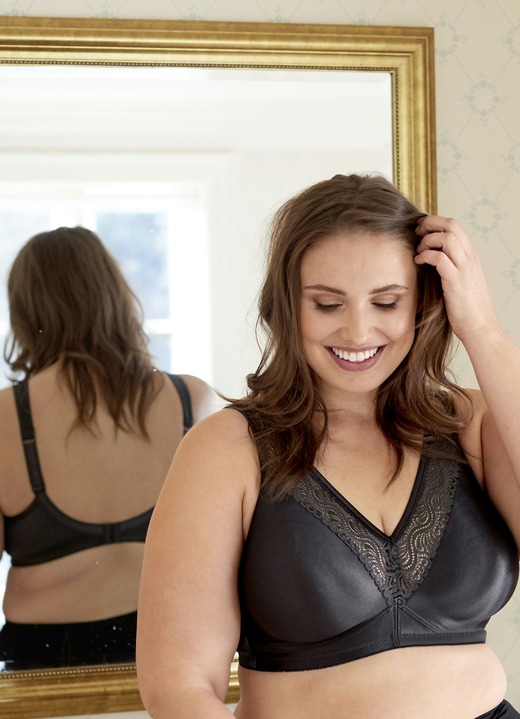 Soft-BH - Swegmark of Sweden Zweierpack BH mit Spitzeneinsätzen, in Größe 075 bis 115, in Cup B, in Farbe 1X WEINROT, 1X PUDER Ansicht 17