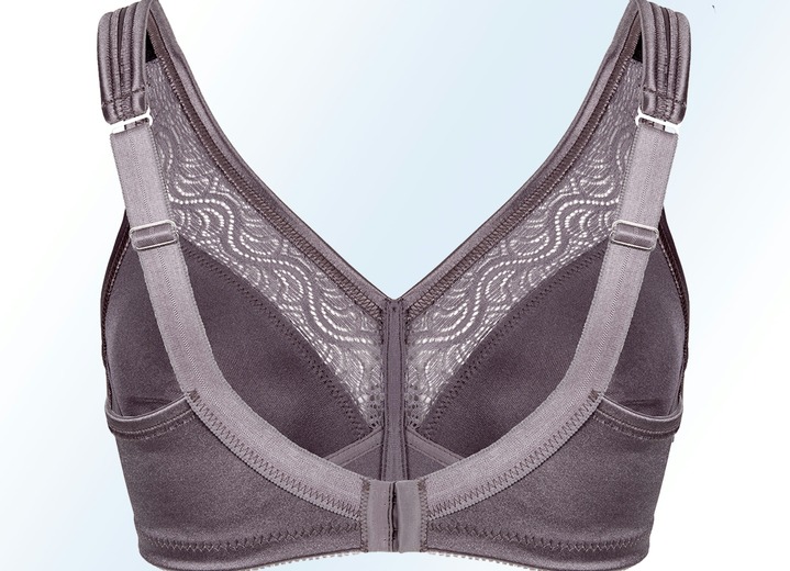 Soft-BH - Swegmark of Sweden Zweierpack BH mit Spitzeneinsätzen, in Größe 075 bis 115, in Cup C, in Farbe 1X BLEU, 1X WEISS Ansicht 5