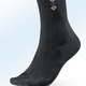 Strümpfe - Achterpack Socken mit flachgenähter Spitze, in Größe Gr. 1 (Schuhgröße 39-42) bis Gr. 3 (Schuhgröße 47-50), in Farbe 4x SCHWARZ MIT MOTIV, 4x UNI SCHWARZ